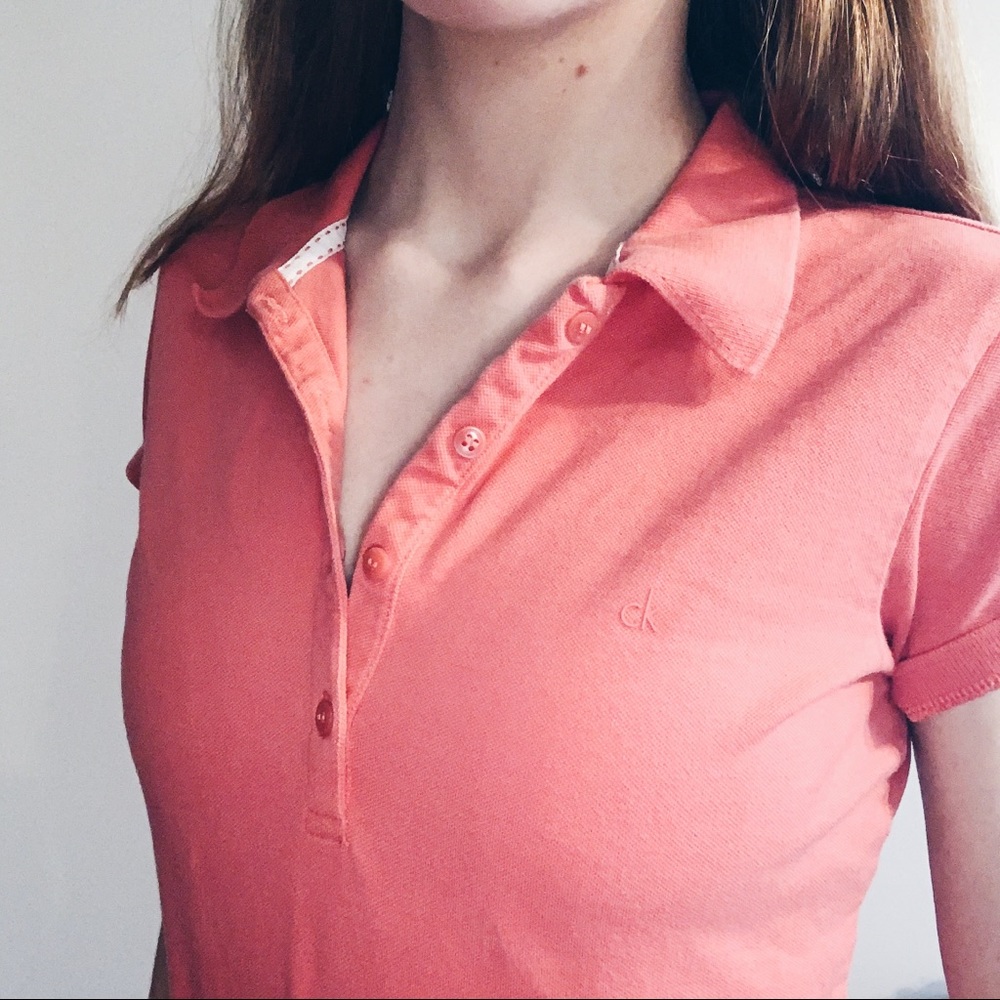 Calvin Klein button up Tee